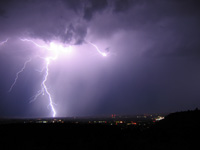 Lightning over Price