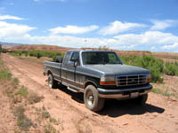 Stuck in the sand in the San Rafael Desert